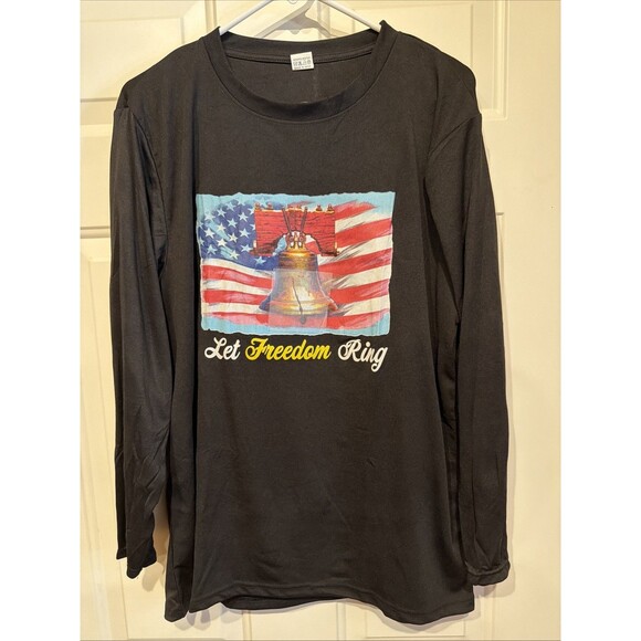 Other - Men’s Long Sleeve Black Flag Patriotic Armored Sportswear Size Large